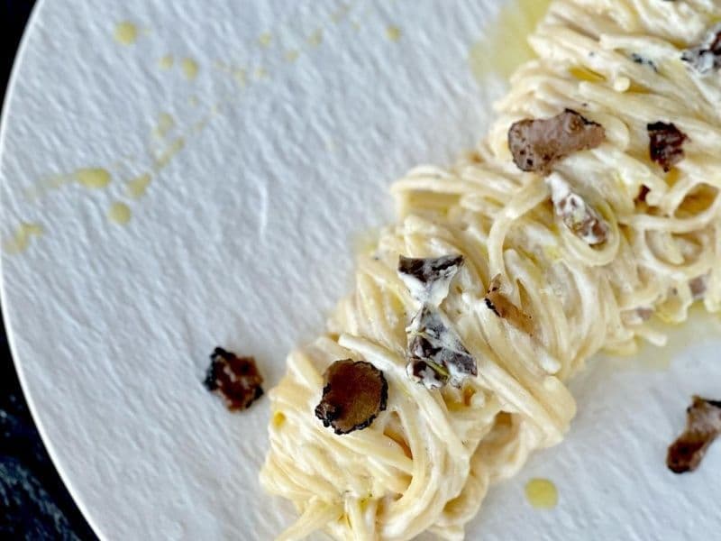 Паста с черным трюфелем