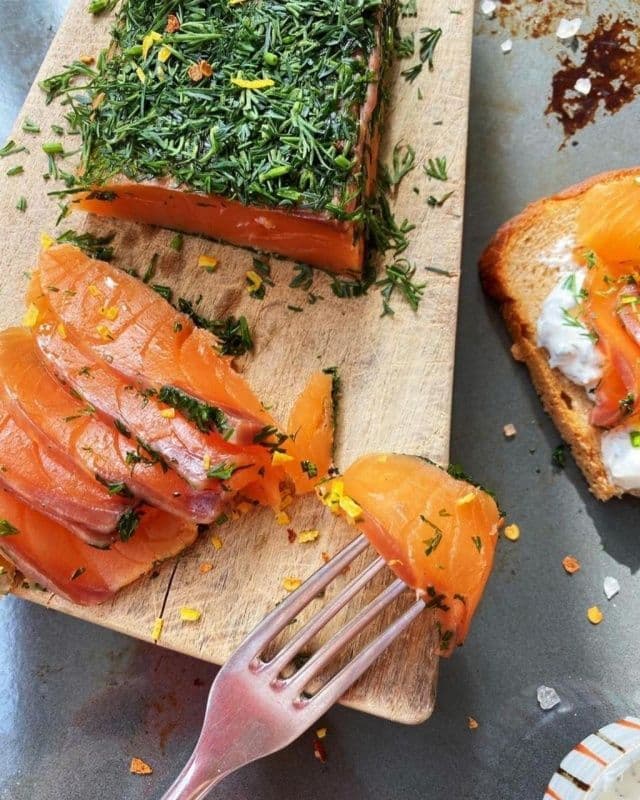 Маринованный лосось