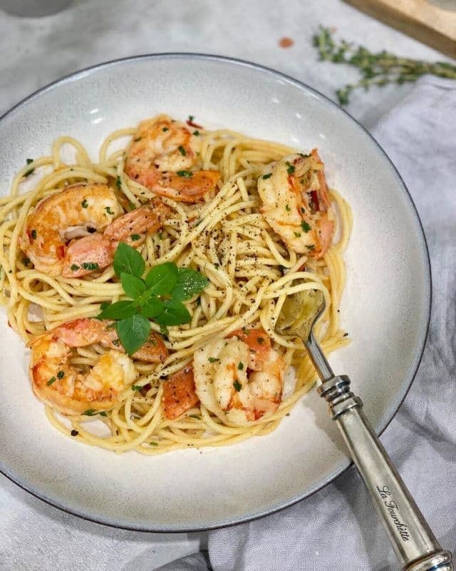 Паста с лангустинами