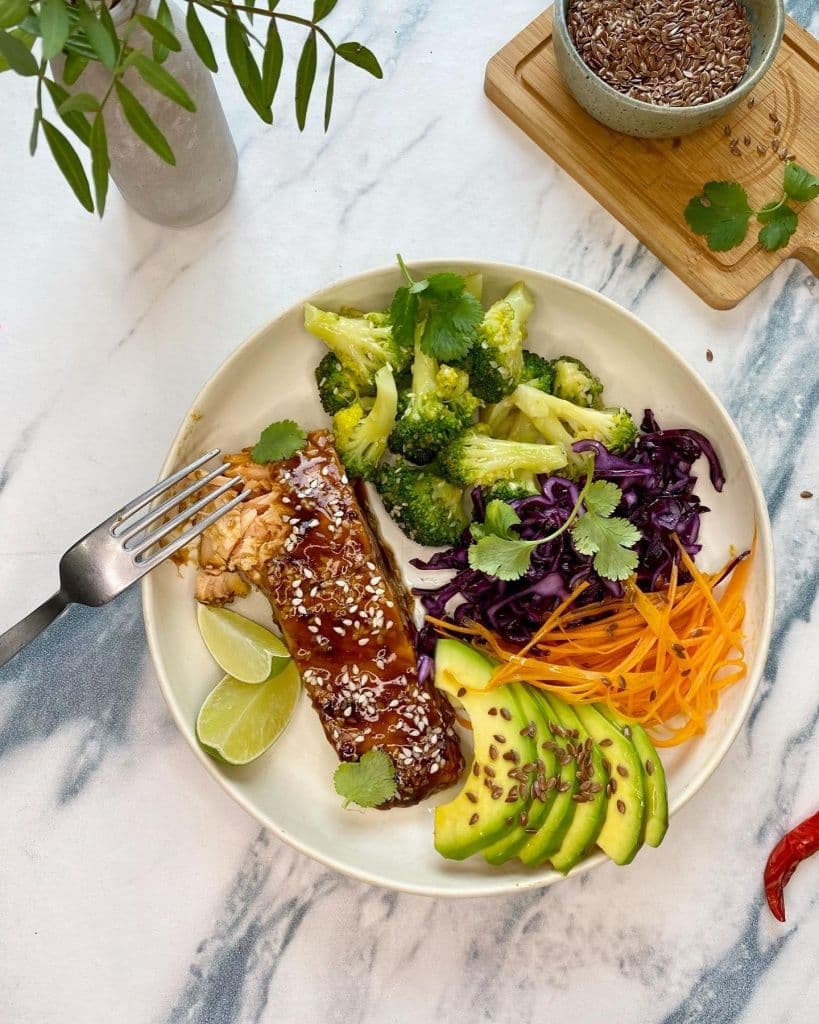 Боул с лососем тарияки и овощами1.jpg