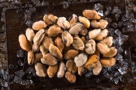 мидии очищен. 2