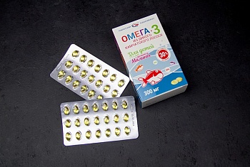 Омега-3 Salmonica из дикого камчатского лосося для детей, с малиной