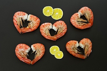 Креветка гребенчатая (Ботан), в панцире без головы